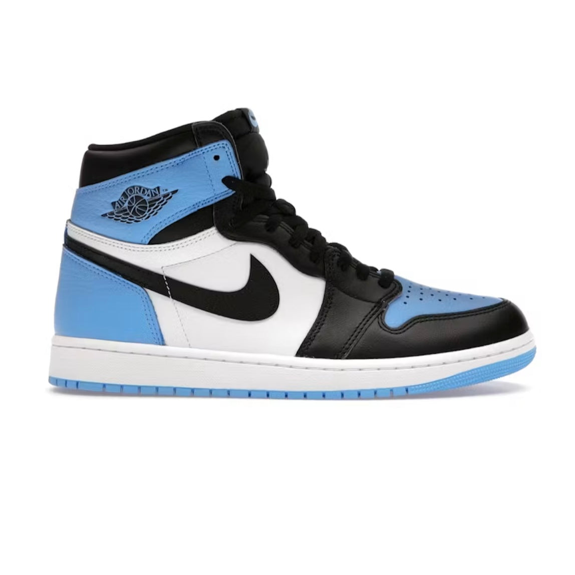 UNC Toe Jordan 1 Retro High (Multiple Sizes)