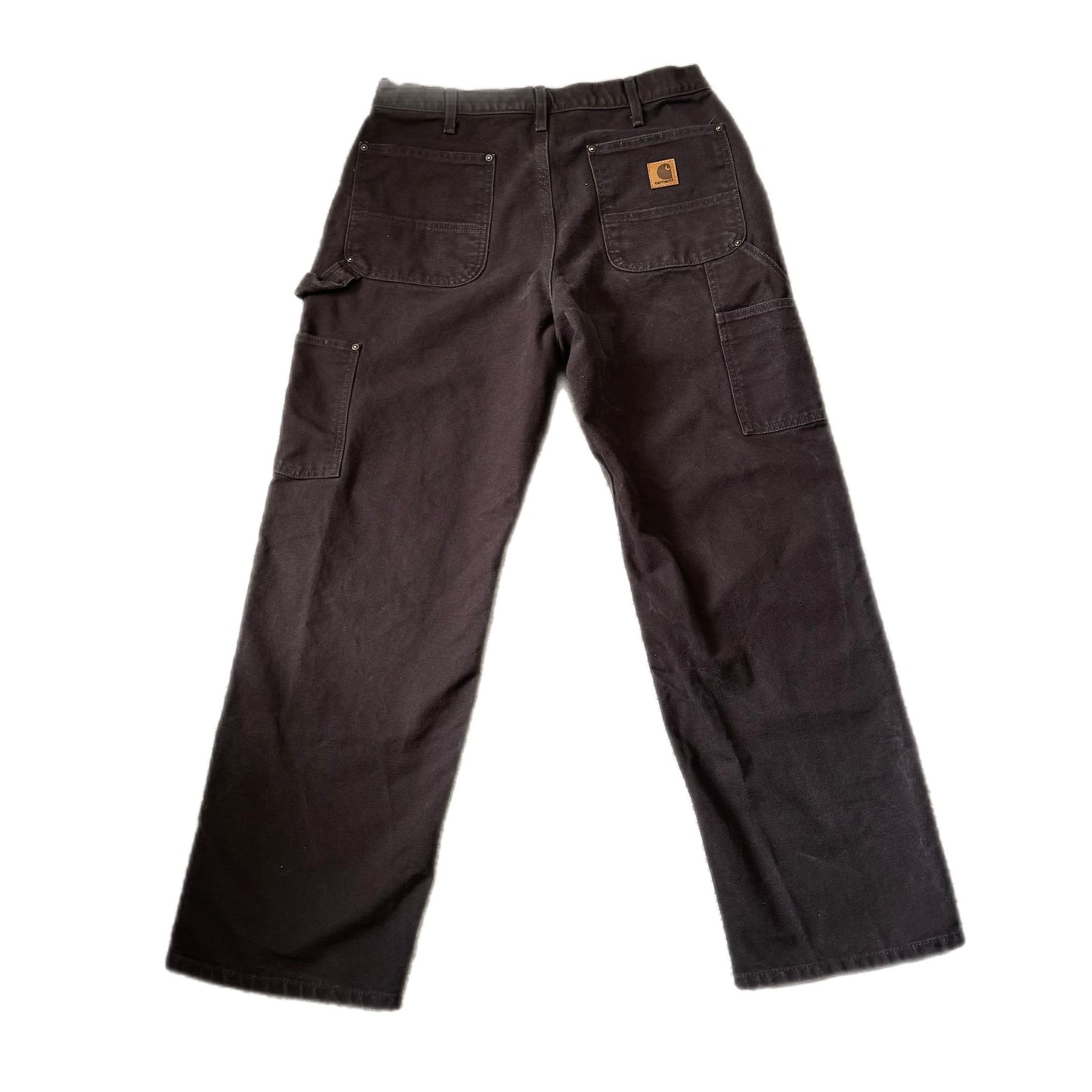 Brown Carhartt Double Knee Carpenter Pants (33x30)