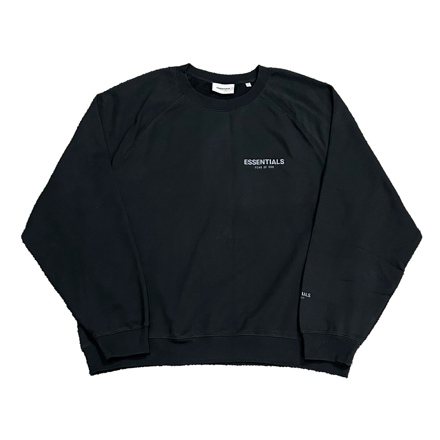Essentials Crewneck (Black)(Size XXL)