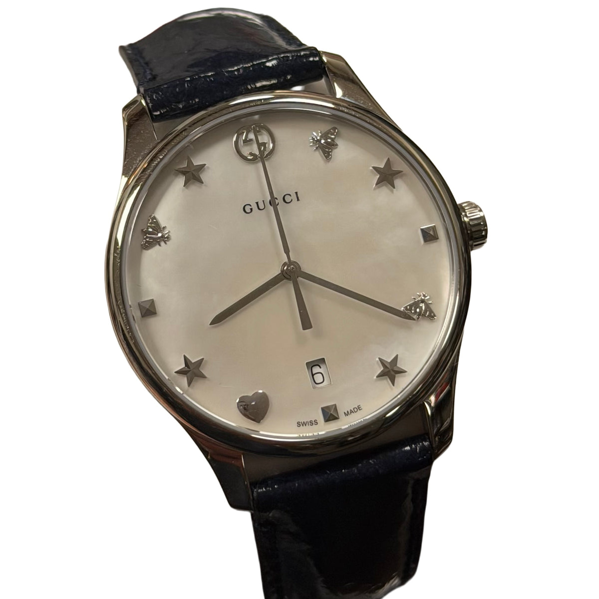 Gucci G-Timeless Mother of Pearl Watch