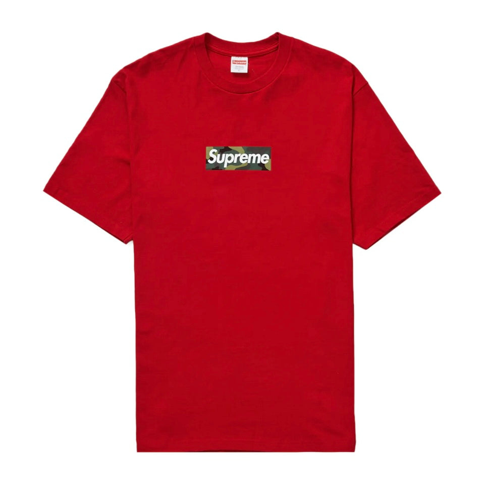 Supreme Camo Box Logo, Red (Size Large)