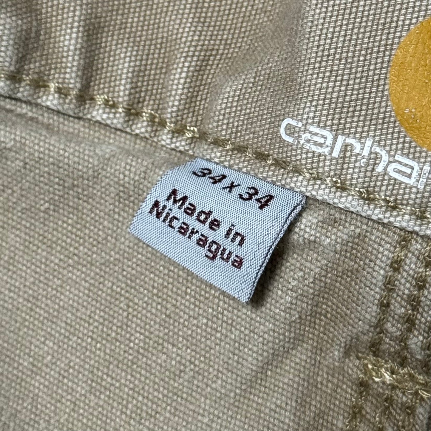 Carhartt Carpenters, WORN (34x34)