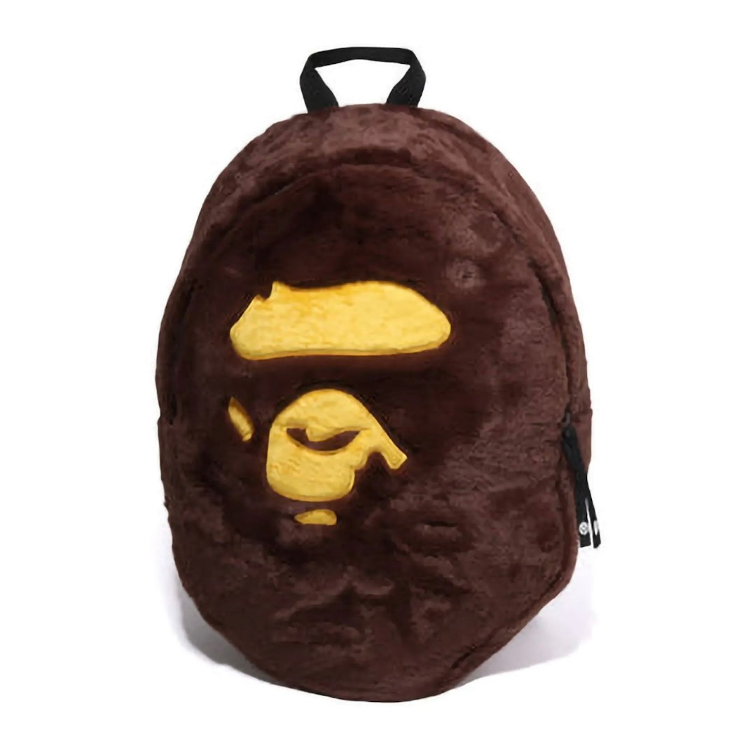 Bape Head Fuzzy Backpack