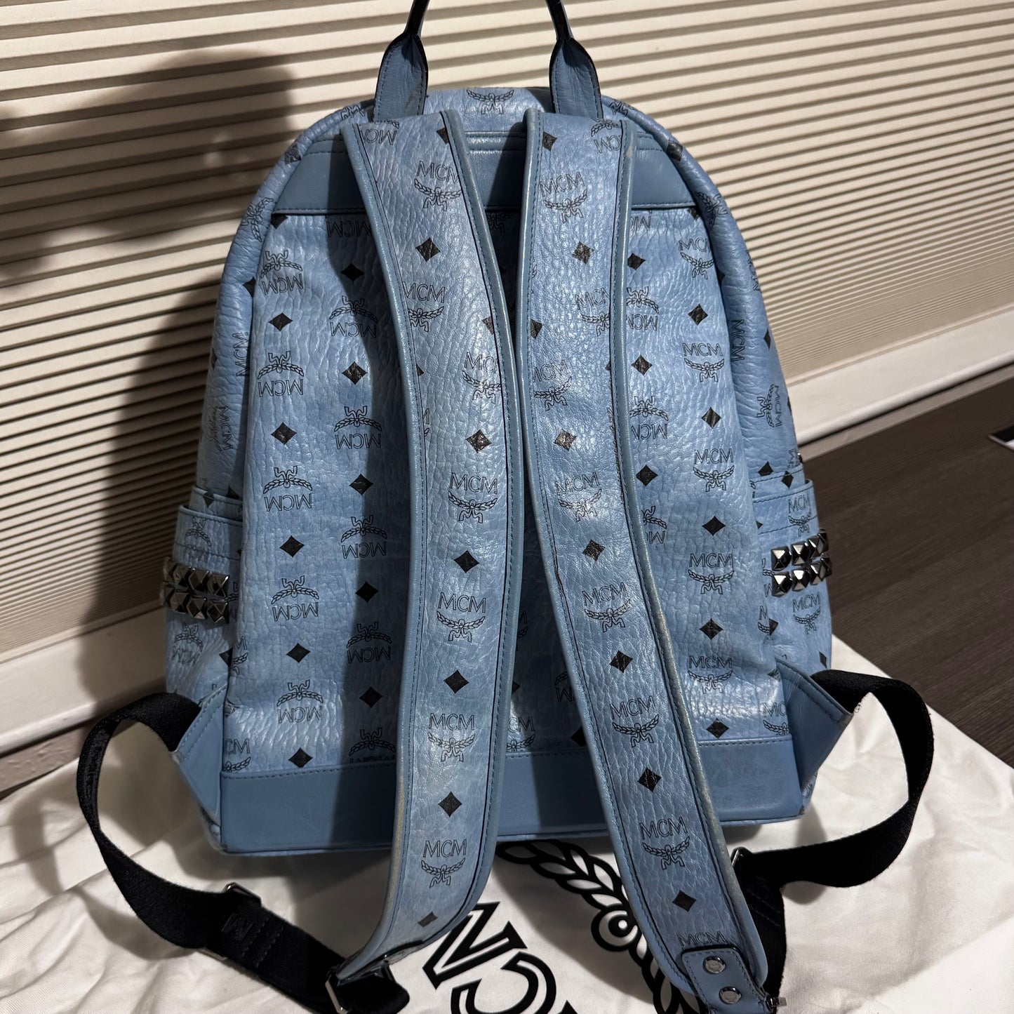 Baby Blue MCM BackPack
