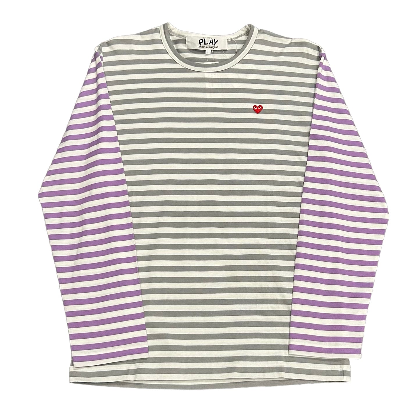 CDG Play Striped L/S