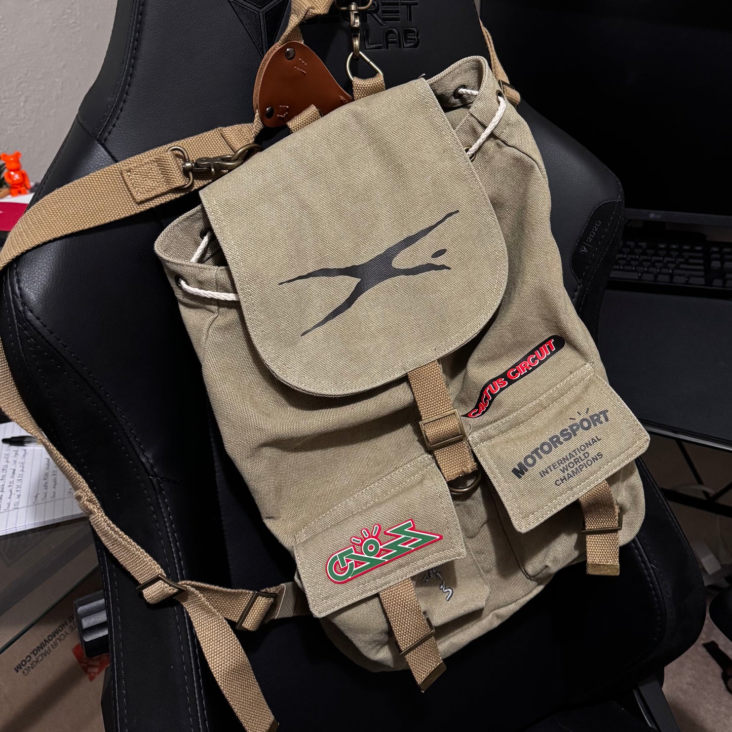 Cactus Jack Canvas Tote Backpack (Used)