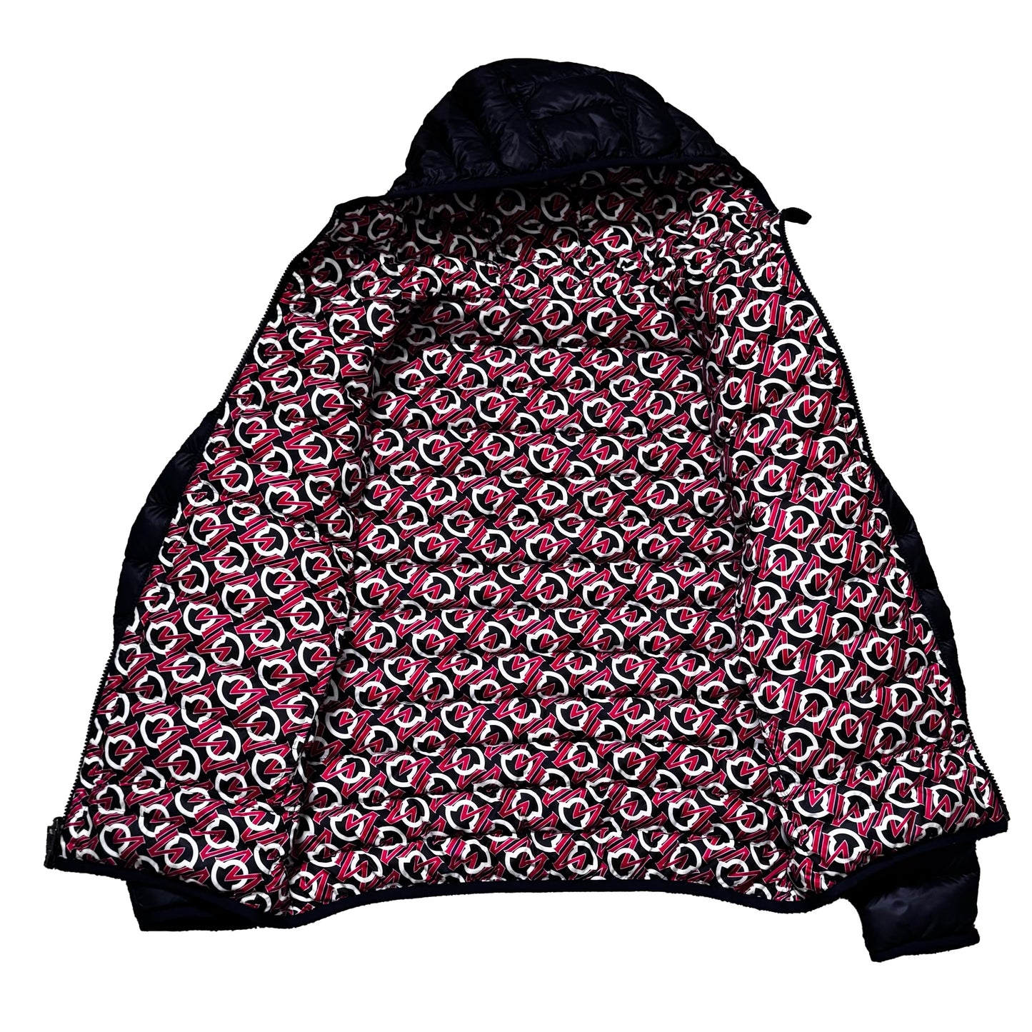 Moncler Navy Reversible Puffer Jacket (Size Large)
