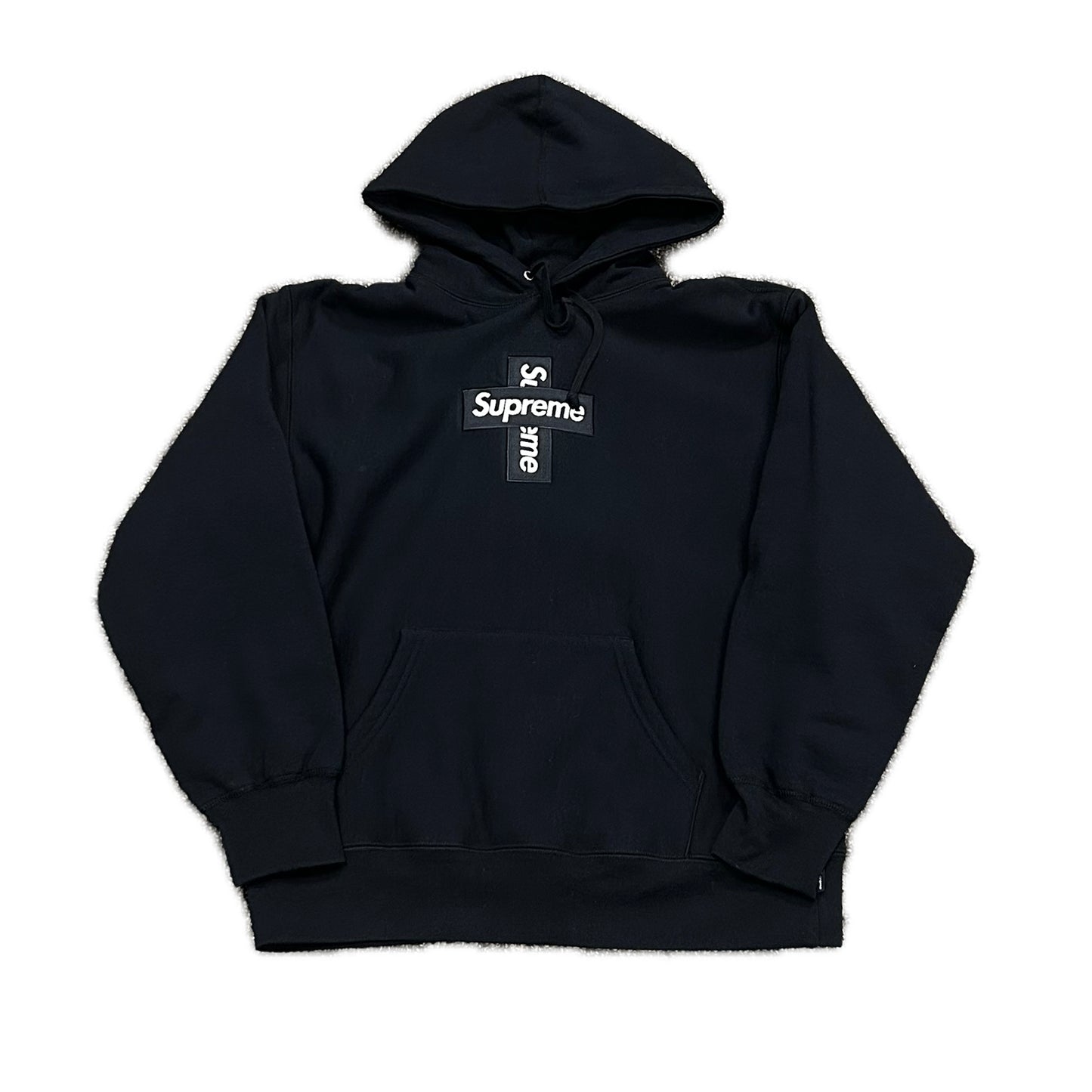 Supreme Cross Box Logo Hoodie (Size Medium)