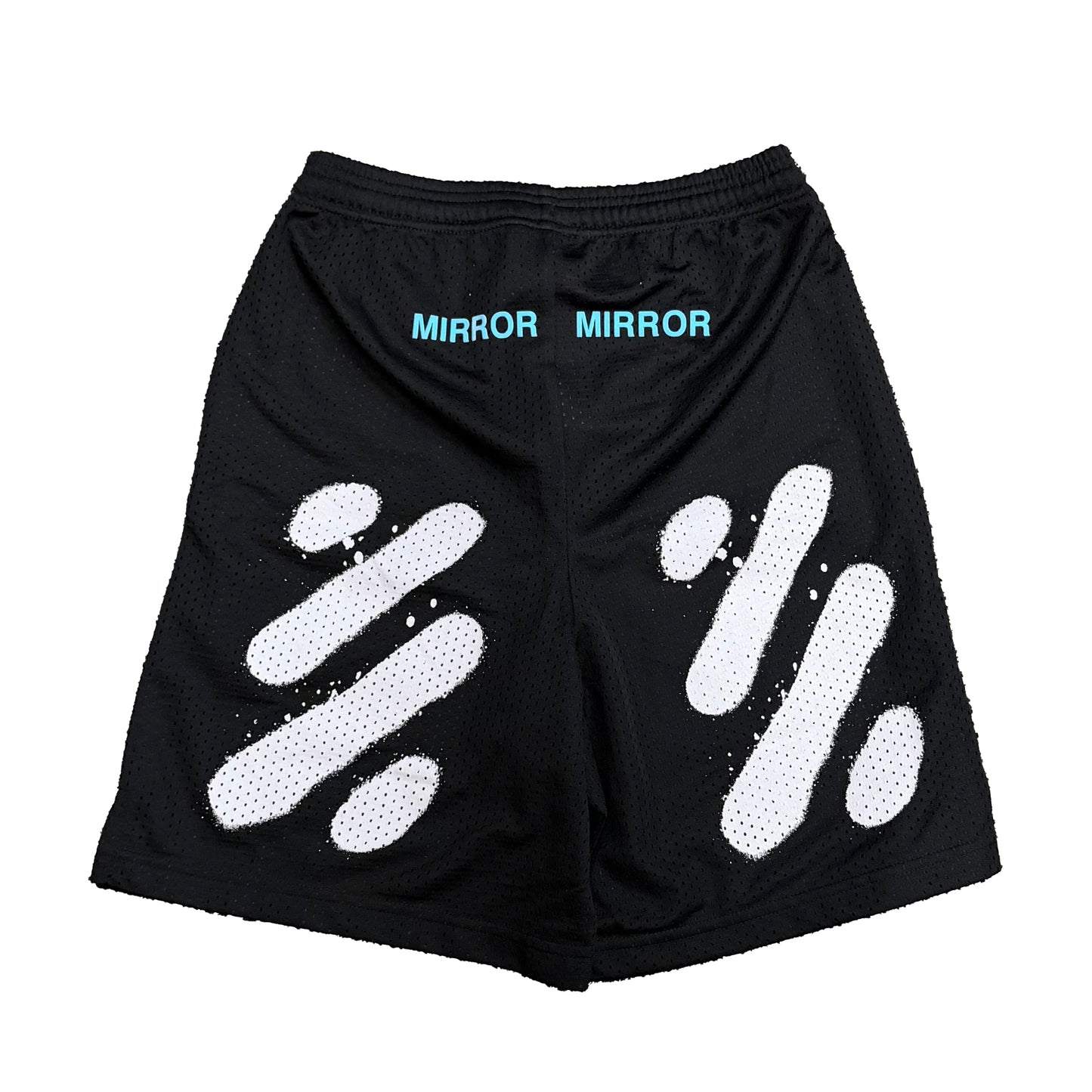 Off-White Diagonal Spray Shorts