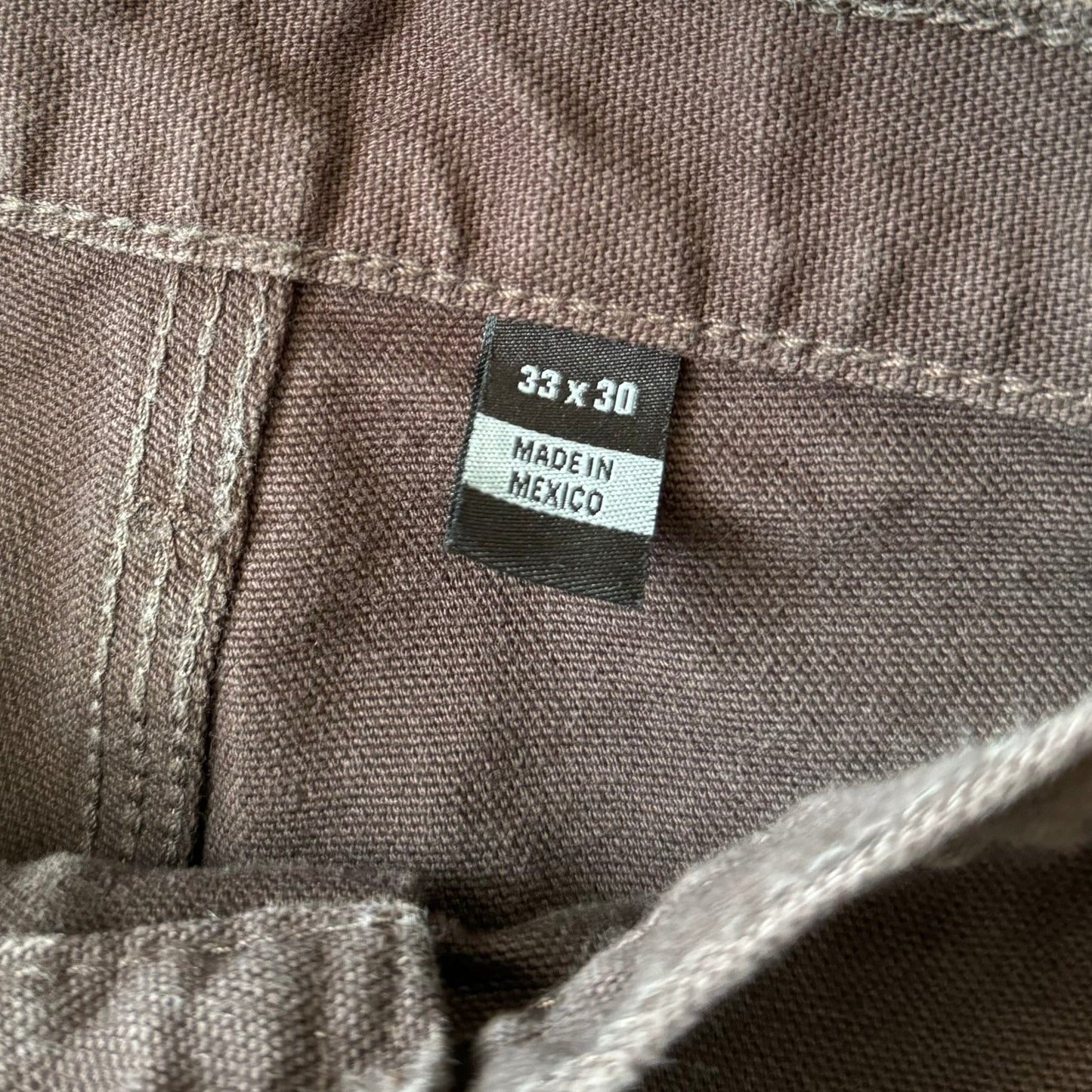 Brown Carhartt Double Knee Carpenter Pants (33x30)