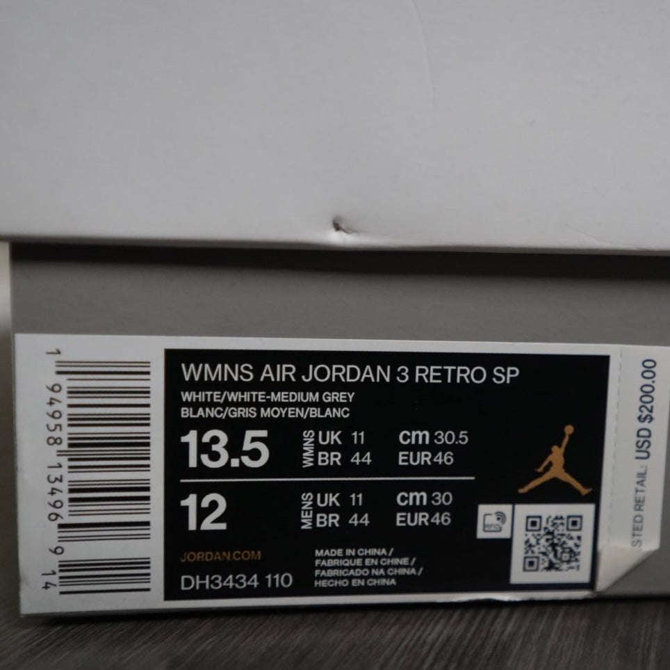 AMM Jordan 3 Retro (Size 13.5W)
