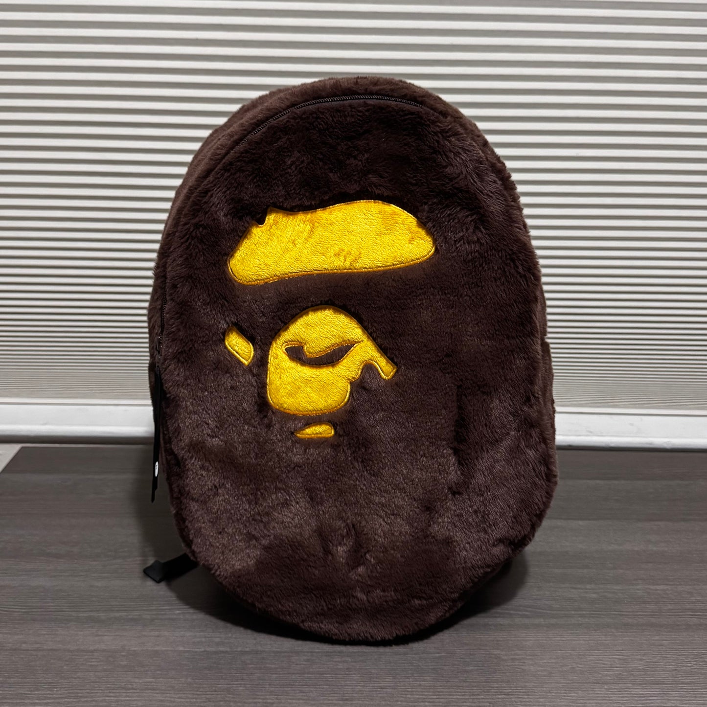 Bape Head Fuzzy Backpack