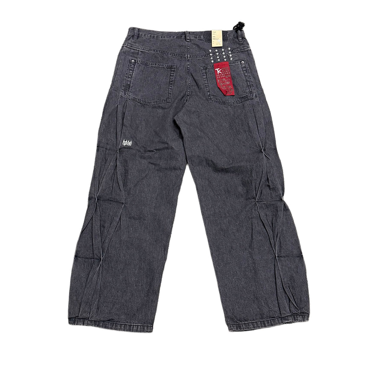 Ksubi x Trippie Red Accordion Jeans (Size 34)