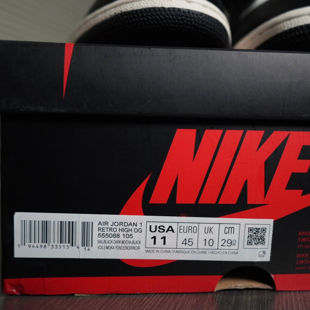 Mocha Jordan 1 Retro Hi (Size 11)