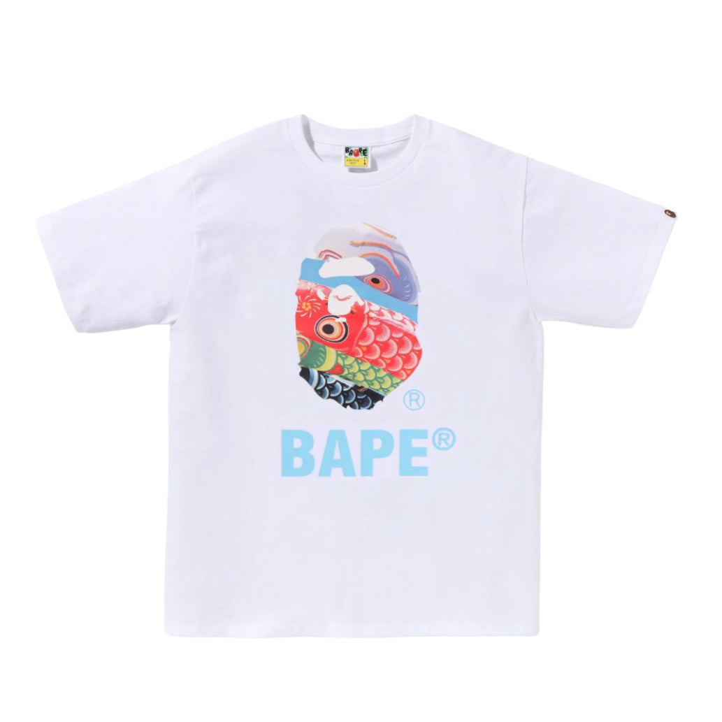 Bape Carp Streamer Golden Week tee (White)