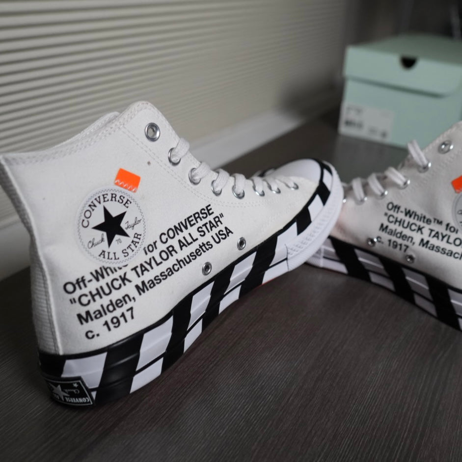 Off-White Converse Chuck Taylor Hi (Size 9.5)