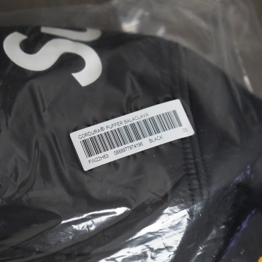 Supreme Cordura Puffer Balaclava (Black)
