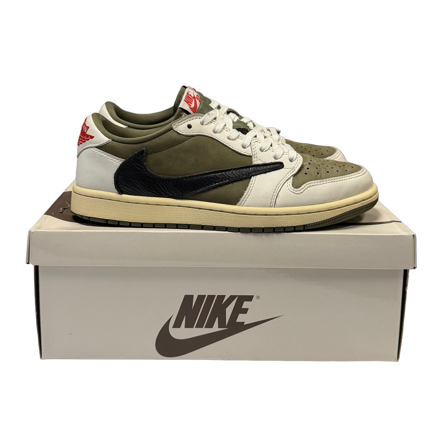Travis Scott x Jordan 1 Retro low Medium Olive