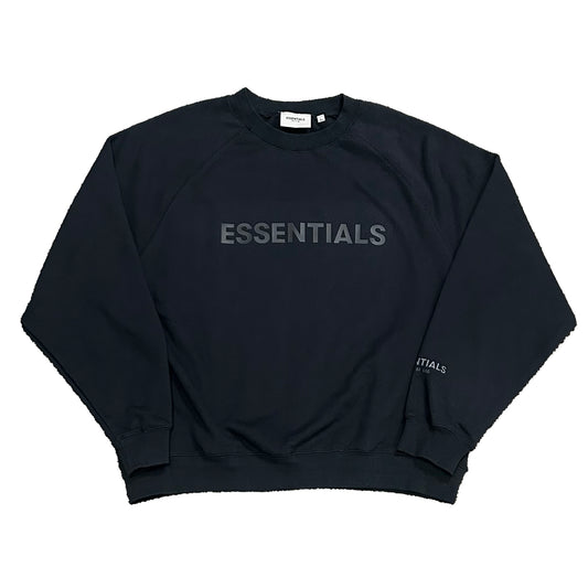 Essentials Crewneck (Black)(Size Large)