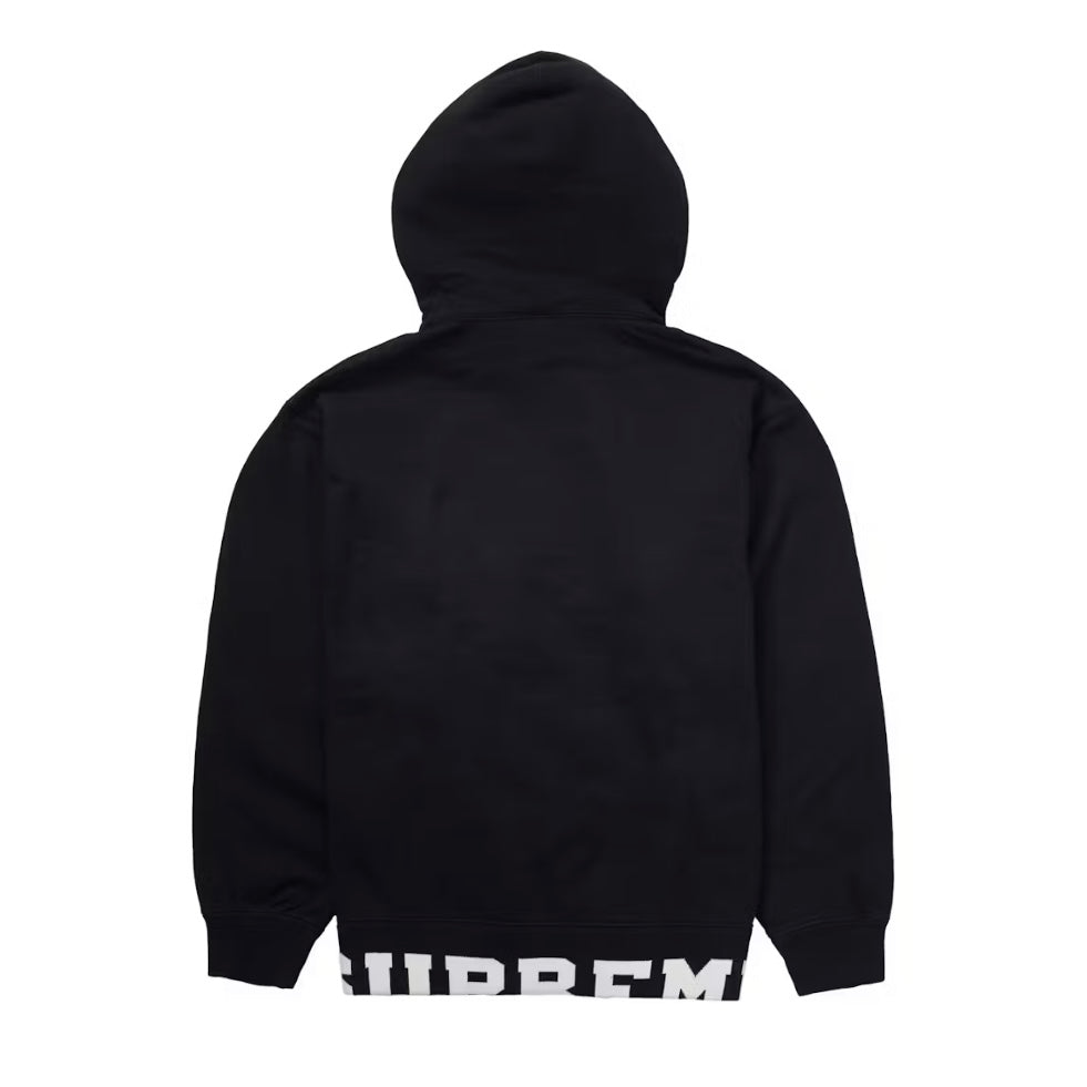 Supreme Cropped Logos Hoodie (Size Large)