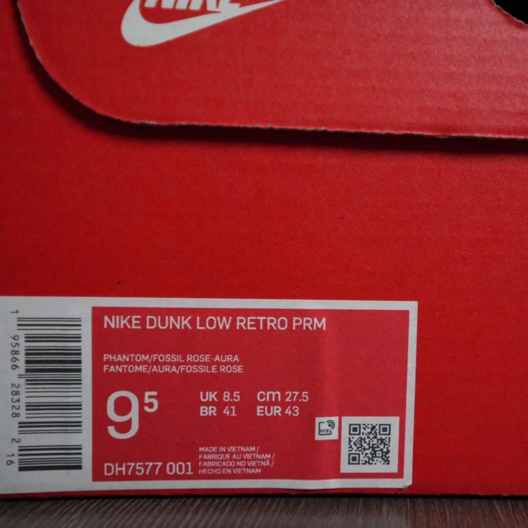 “Fossil Rose” Nike Dunk low (Size 9.5)