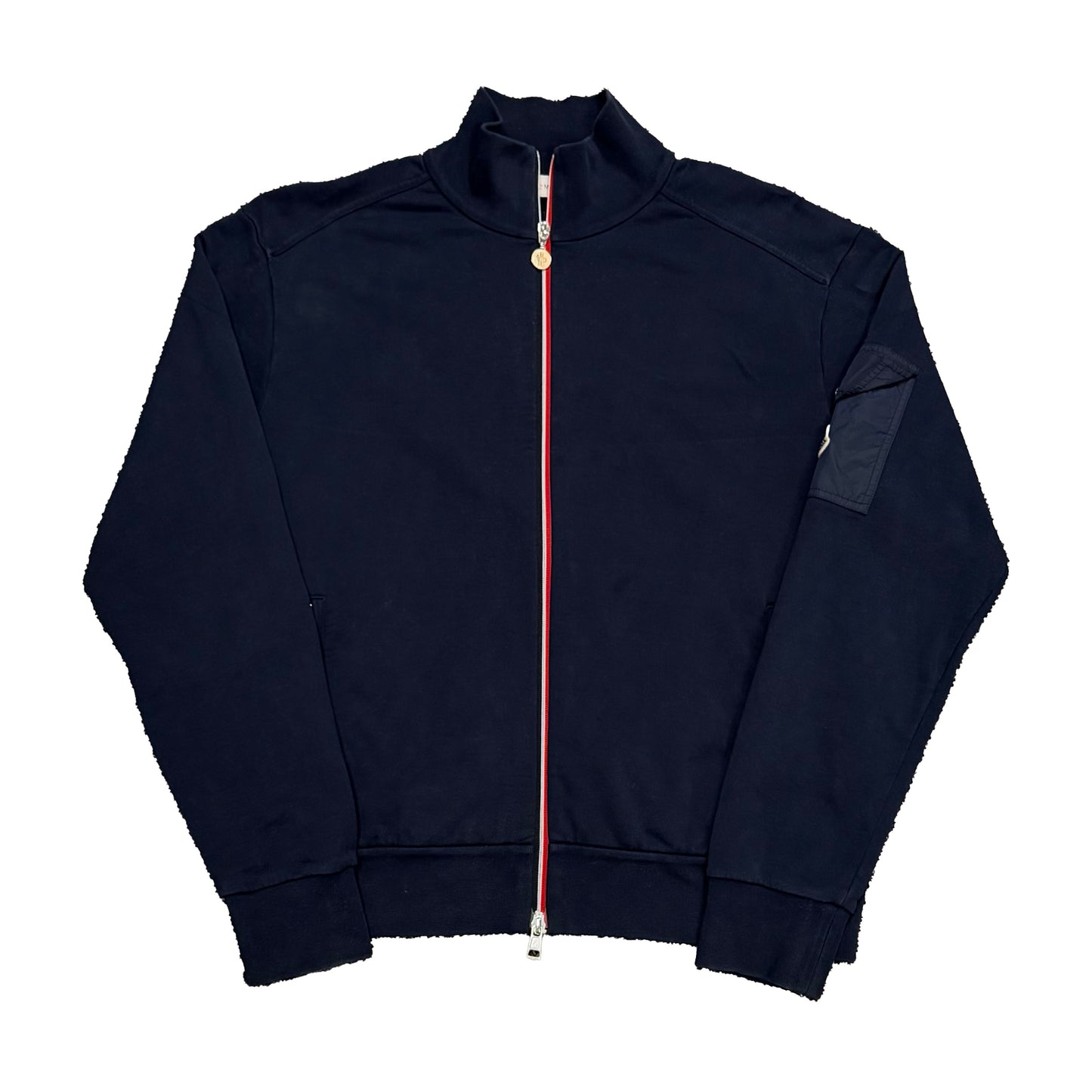 Moncler Tri Color Zip-up Sweatshirt (Size Large)