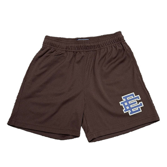 EE Brown/Blue Shorts (Size Small)