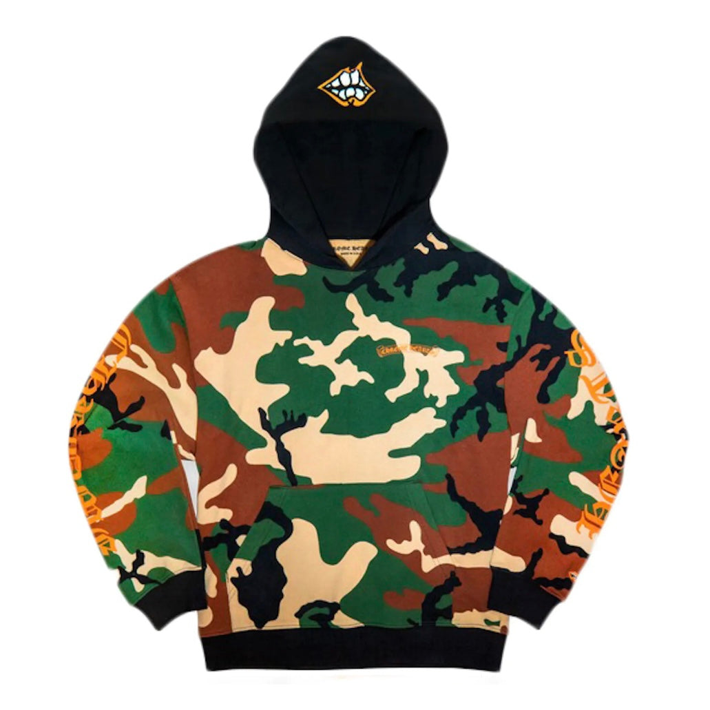 Chrome Hearts Matty Boy Camo Caution Hoodie (Size Large)