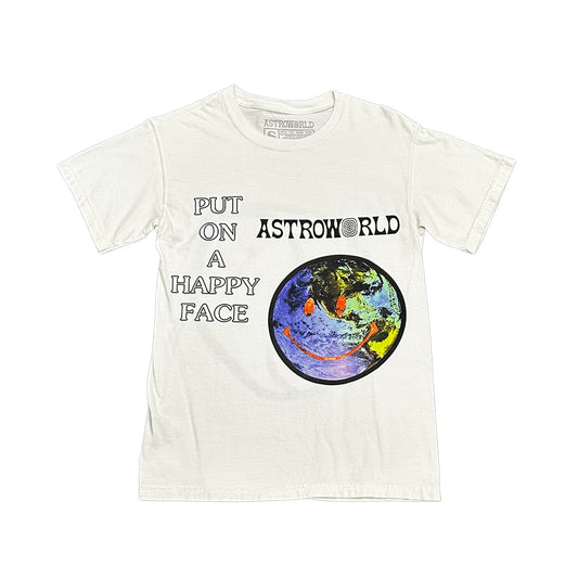 Travis Scott Astroworld “Happy Face” tee (Size Small)