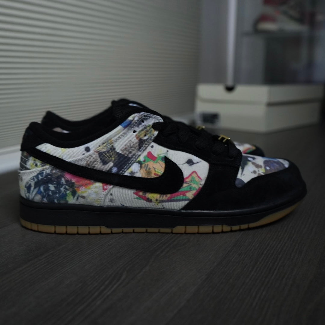 Supreme “Rammellzee” SB Dunk low (Size 11)