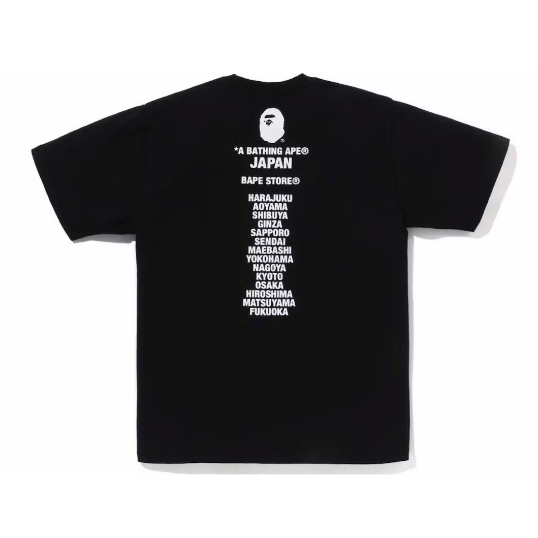 Bape Japan Ape Head tee (Black)