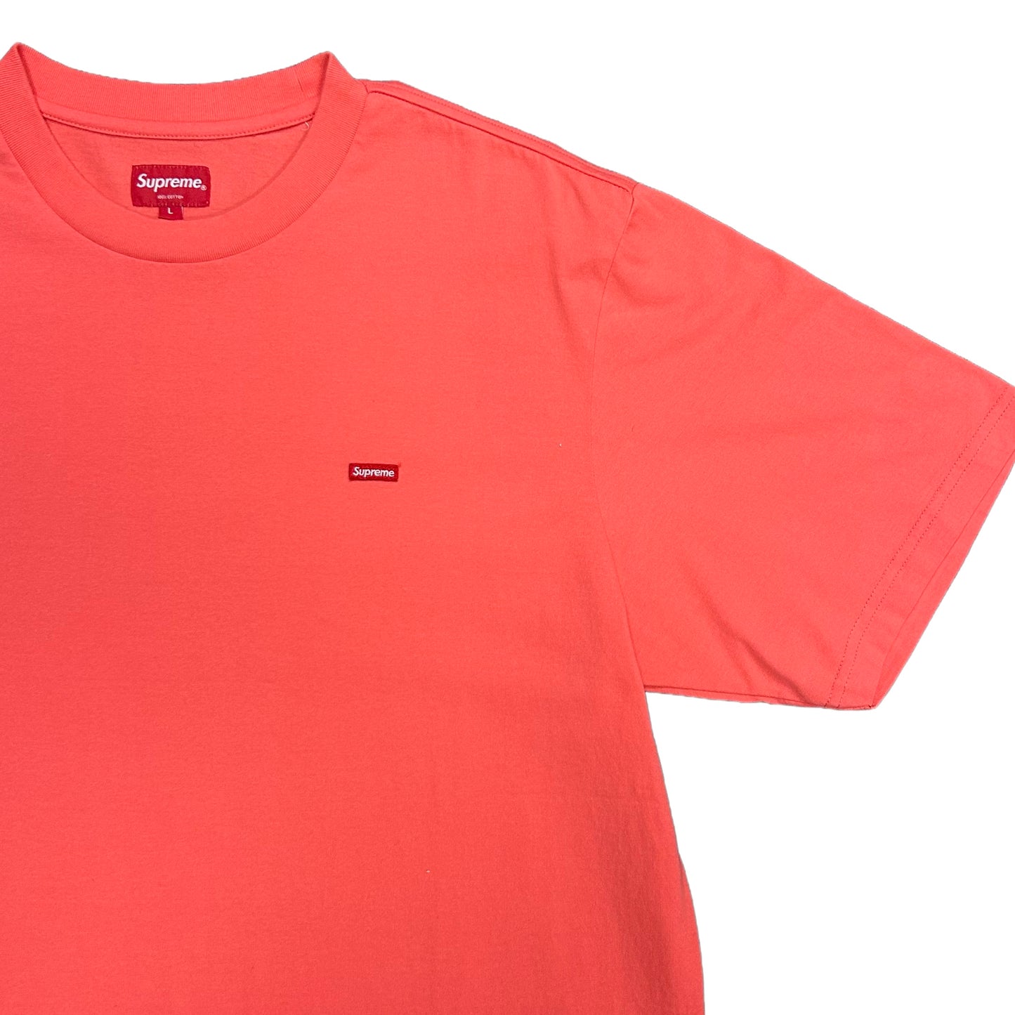 Supreme Small Box tee (Bright Coral)
