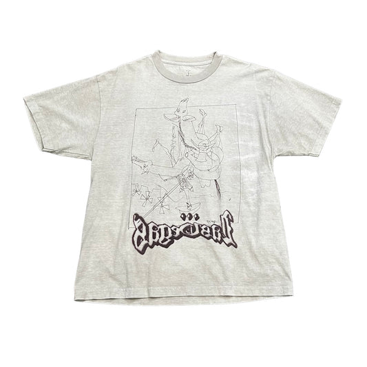 Cactus Jack Ralph Steadman Sketch tee (Size Large)
