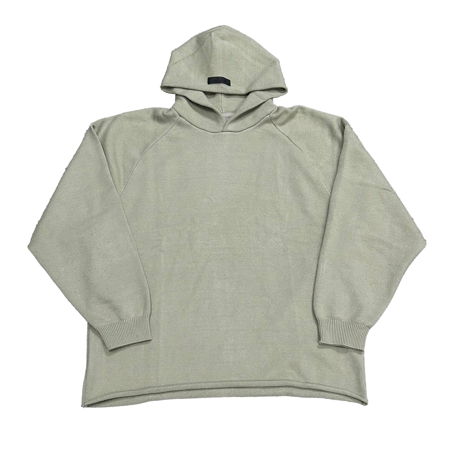 Essentials Relaxed Fit Knit Hoodie (Tan)(Size XXL)