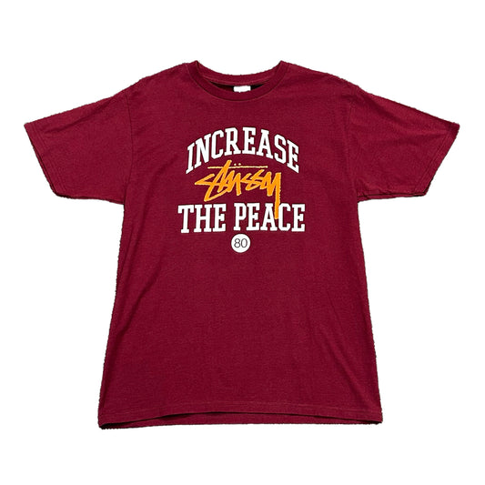 Stussy “Increase the Peace” tee (Size Medium)