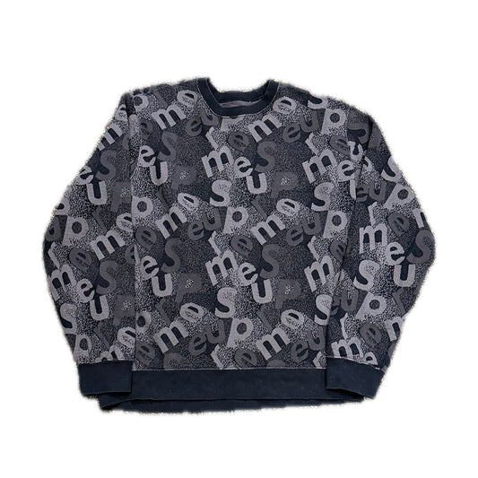 Supreme Scatter Text Crewneck (Size Large)