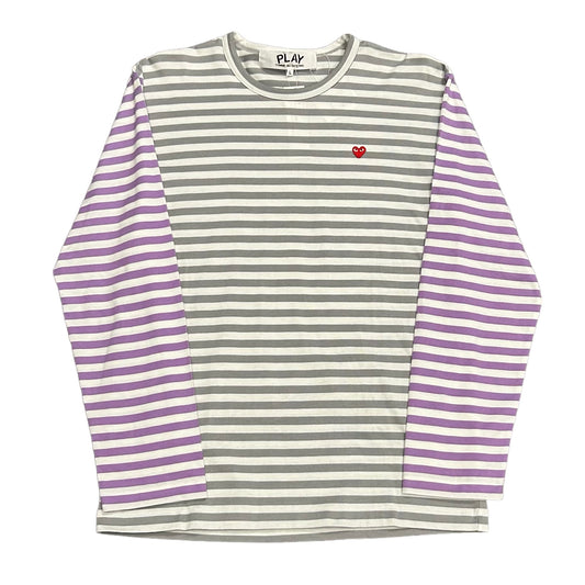 CDG Play Striped L/S