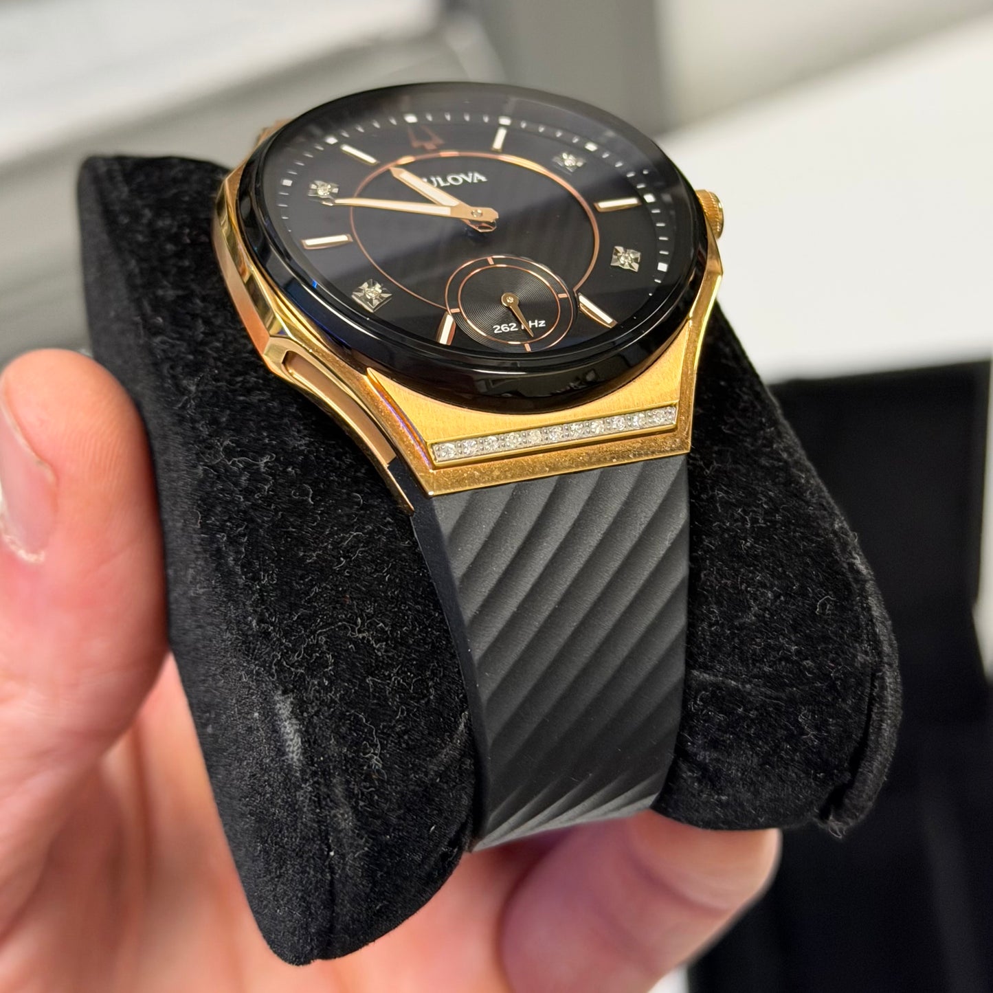 Bulova Curve Diamond Watch (40mm)