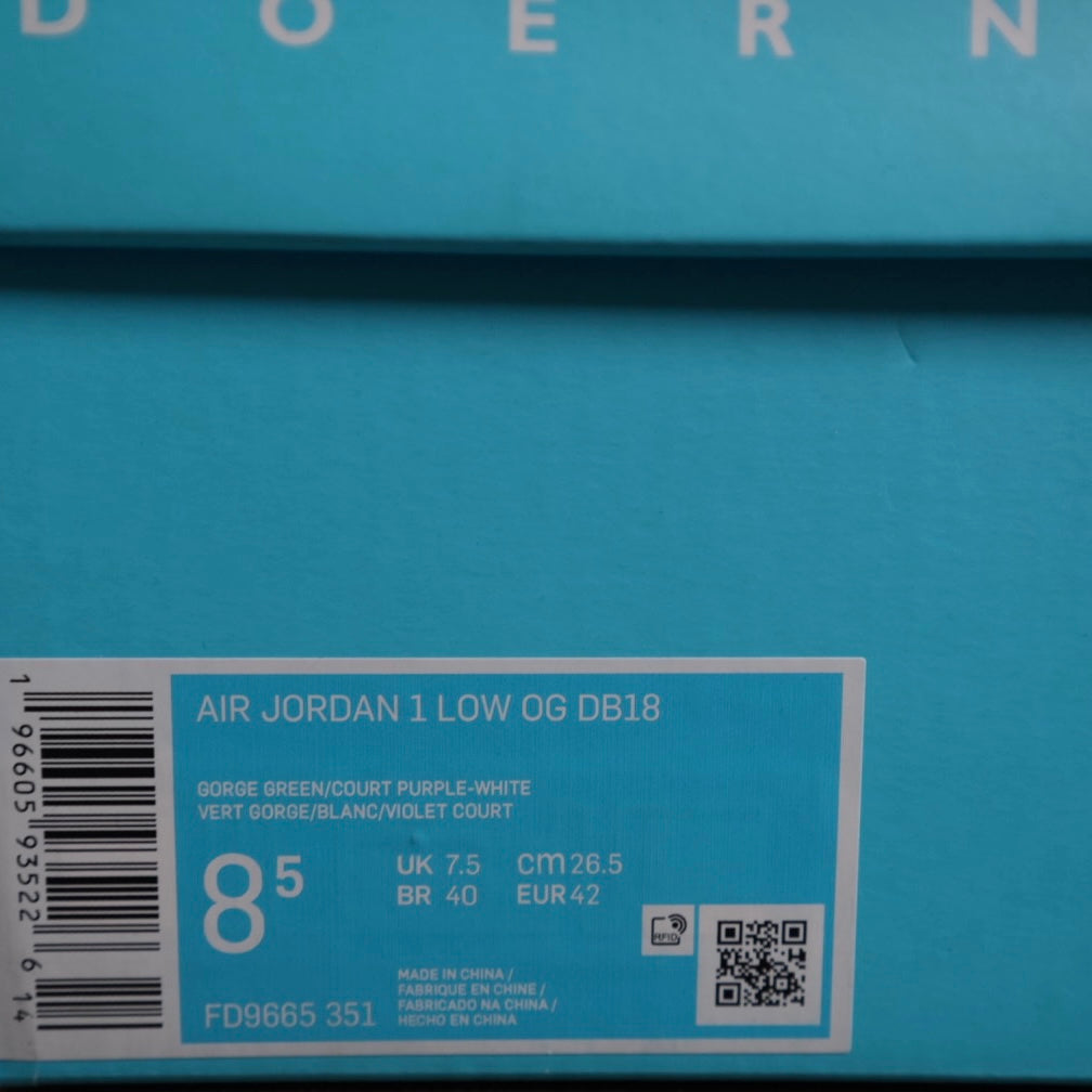 “Doernbecker” Jordan 1 low (Size 8.5)