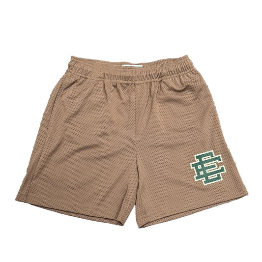 EE Tan/Green Shorts (Size Small)