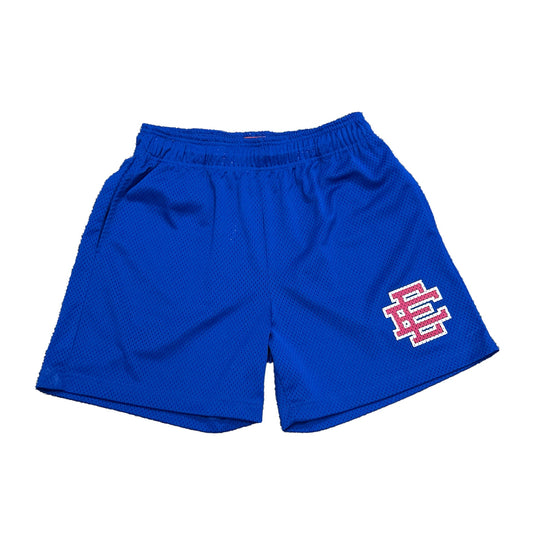 EE Blue/Red Shorts (Size Medium)