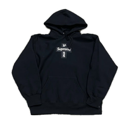 Supreme Cross Box Logo Hoodie (Size Medium)