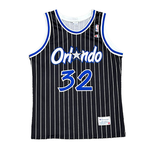 Vintage Champion Orlando Magic NBA Shaq O'neal 90s Basketball Jersey (Size Large)