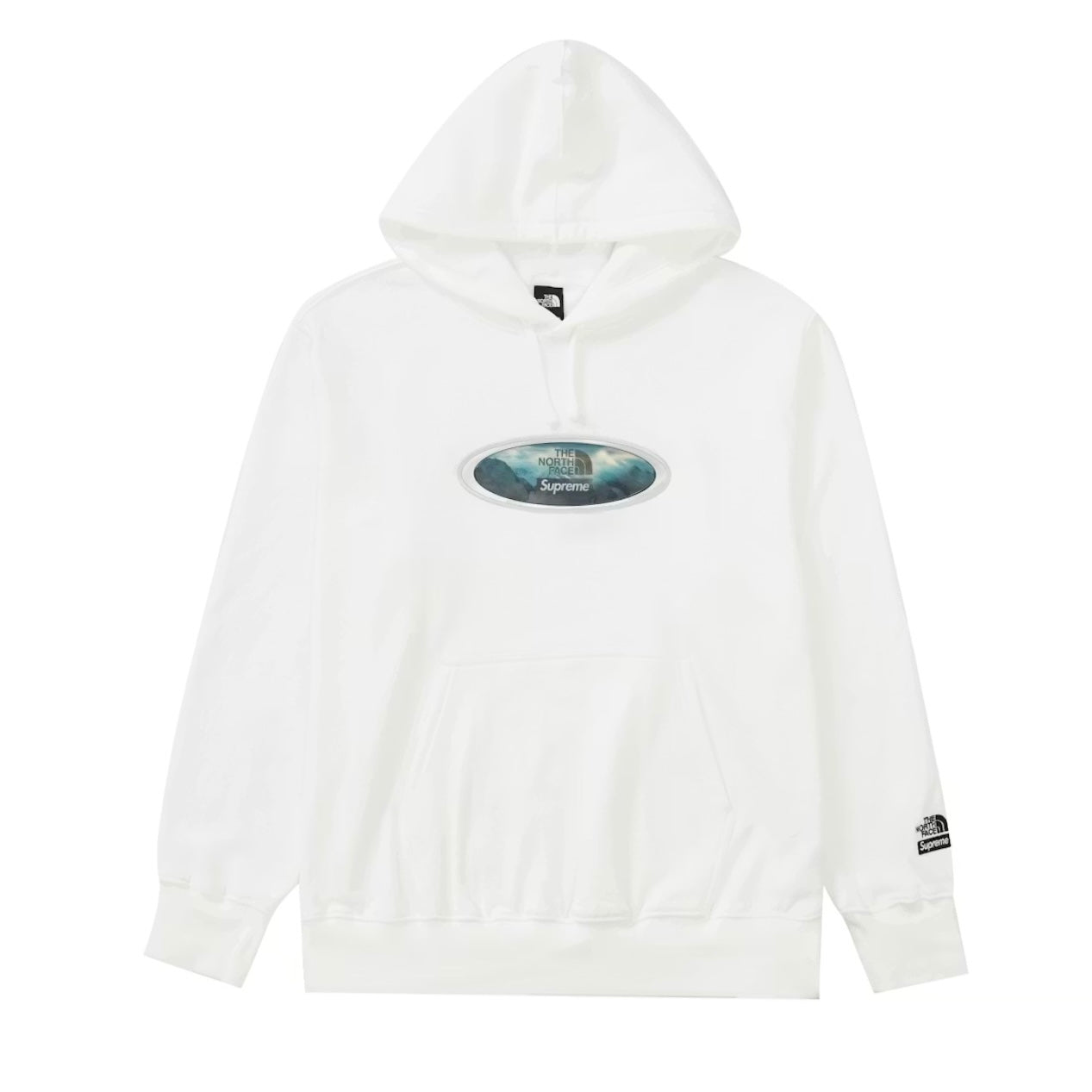 Supreme TNF Lenticular Mountains Hoodie (Size Large)