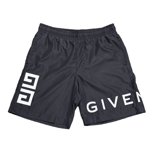 Givenchy Logo Print Swim Trunks (Size Small)