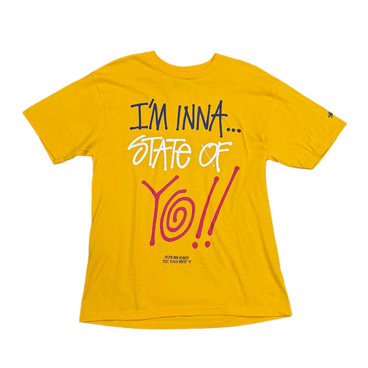 Stussy “State of Yo” tee (Size Medium)