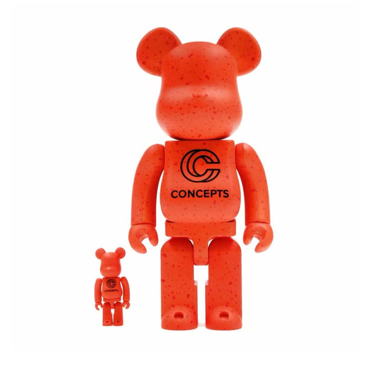 Orange Lobster 100% & 400% BearBrick Set