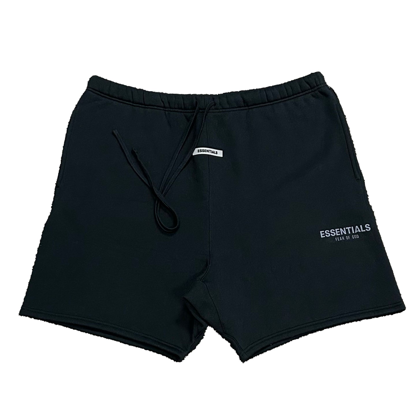 Essentials Fleece Shorts (Black)(Size XXL)