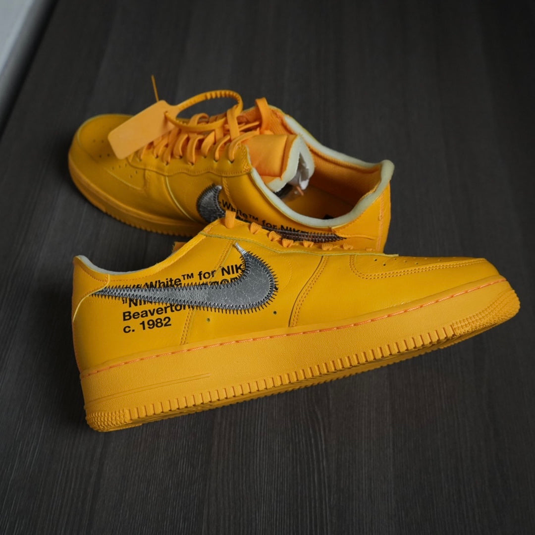 Off White Air Force 1 low “UNC Gold” (Size 11.5)