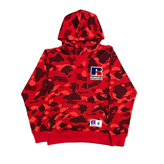 Bape x Russell Camo Hoodie (Size Medium)